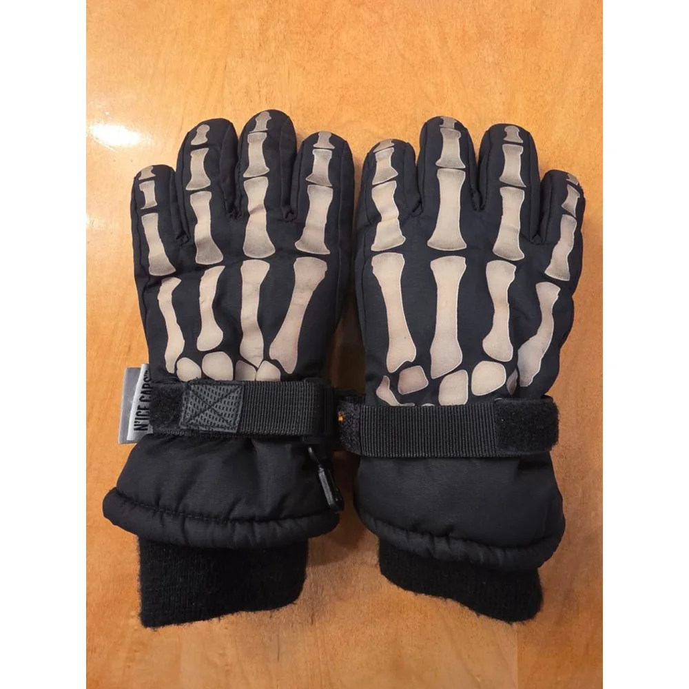 Kids Skeleton Bones Hand Gloves - Halloween